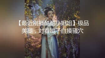 【最近刚播酷酷小姐姐】极品美腿，对着镜子自摸骚穴