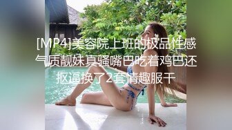 [MP4]美容院上班的极品性感气质靓妹真骚嘴巴吃着鸡巴还抠逼换了2套情趣服干