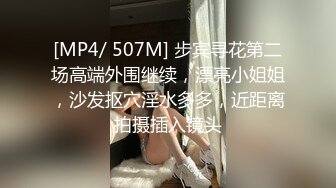 [MP4/ 507M] 步宾寻花第二场高端外围继续，漂亮小姐姐，沙发抠穴淫水多多，近距离拍摄插入镜头