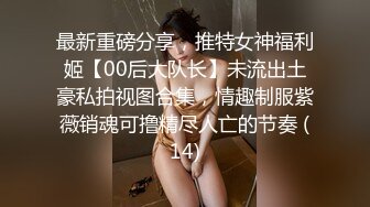 最新重磅分享，推特女神福利姬【00后大队长】未流出土豪私拍视图合集，情趣制服紫薇销魂可撸精尽人亡的节奏 (14)